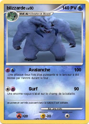 Pokemon blizzarde