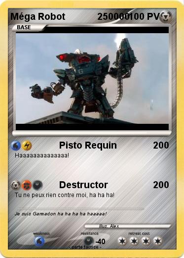 Pokemon Méga Robot             250000