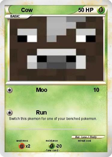 Pokemon Cow
