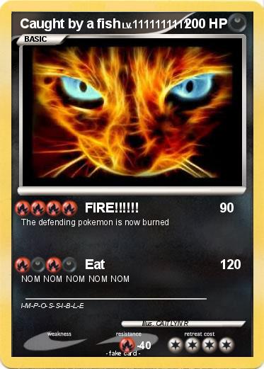 Pokemon Caught by a fish