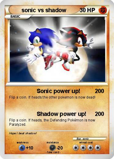 Pokemon sonic vs shadow