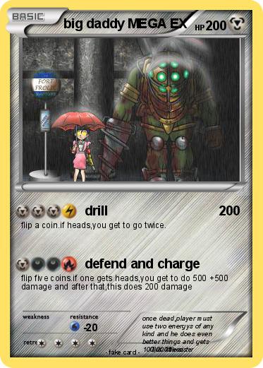 Pokemon big daddy MEGA EX