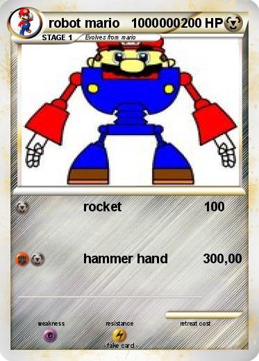 Pokemon robot mario   1000000