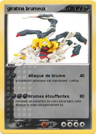 Pokemon giratina brumeux