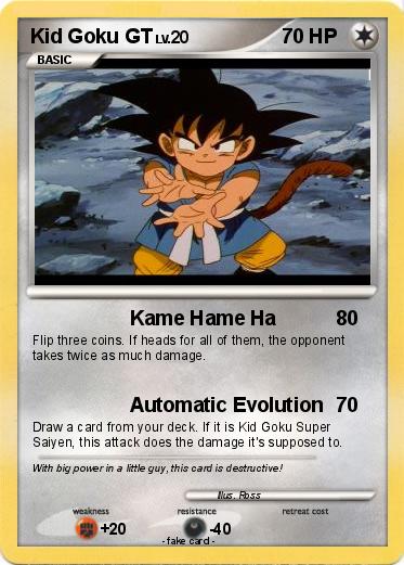 Pokemon Kid Goku GT