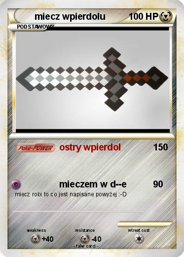 Pokemon miecz wpierdolu