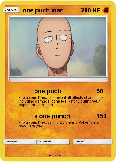 Pokemon one puch man