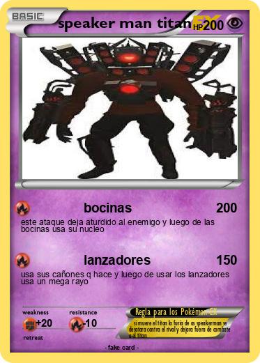 Pokemon speaker man titan