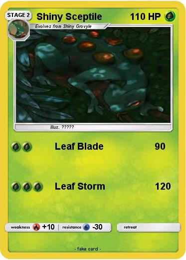 Pokemon Shiny Sceptile