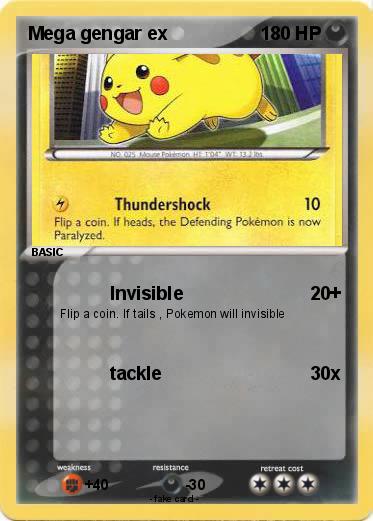 Pokemon Mega gengar ex