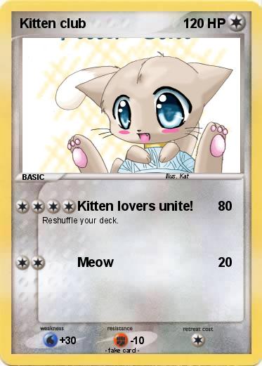 Pokemon Kitten club
