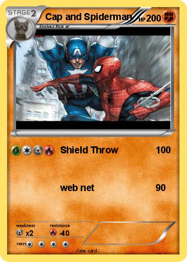 Pokemon Cap and Spiderman