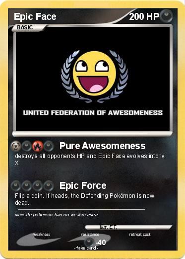 Pokemon Epic Face