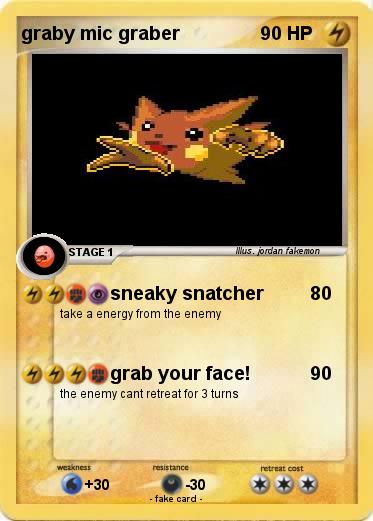 Pokemon graby mic graber
