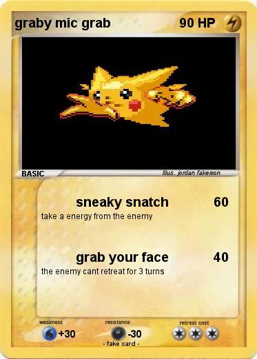 Pokemon graby mic grab
