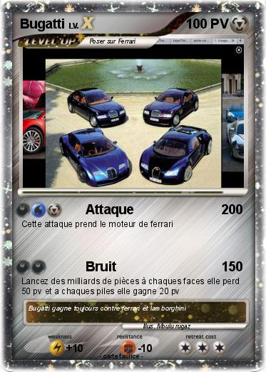 Pokemon Bugatti