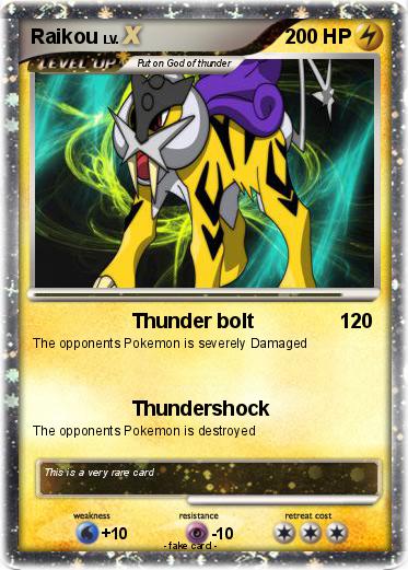 Pokemon Raikou