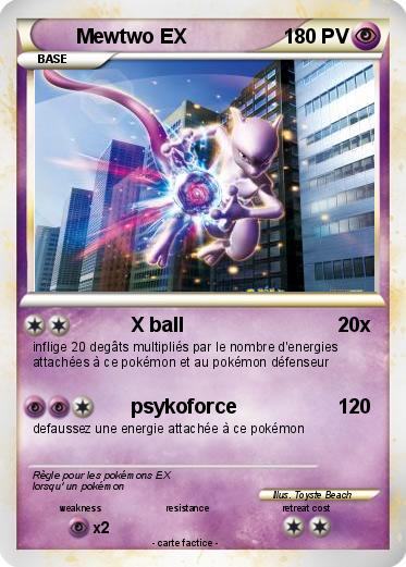 Pokemon Mewtwo EX