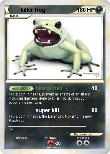 Pokemon killer frog
