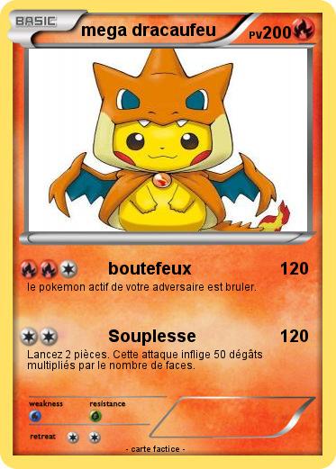 Pokemon mega dracaufeu
