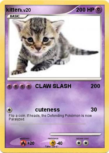 Pokemon kitten