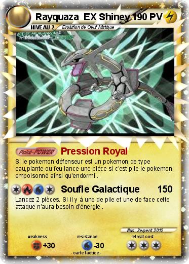Pokemon Rayquaza  EX Shiney