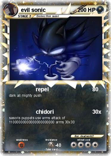 Pokemon evil sonic