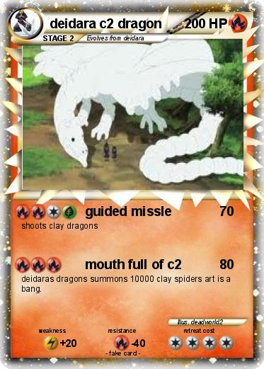 Pokemon deidara c2 dragon