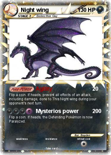 Pokemon Night wing