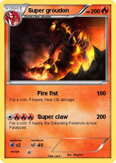 Pokemon Super groudon