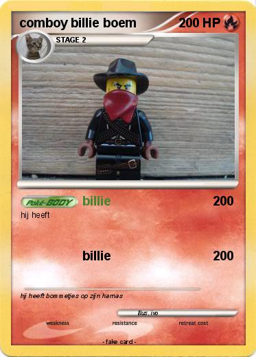 Pokemon comboy billie boem
