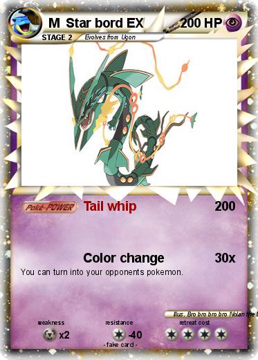 Pokemon M  Star bord EX