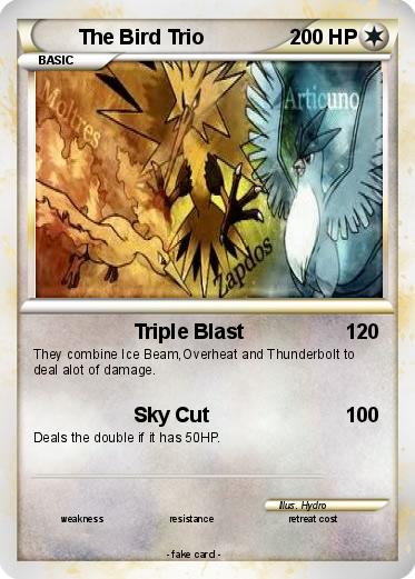 Pokemon The Bird Trio