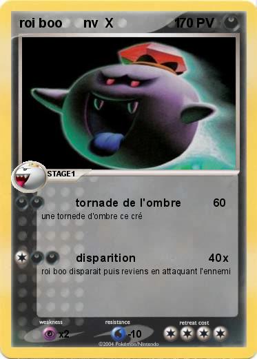 Pokemon roi boo      nv  X                 1