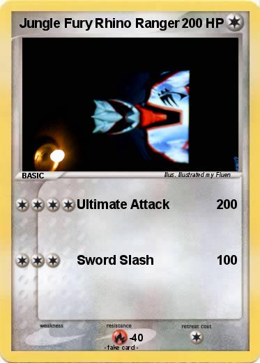 Pokemon Jungle Fury Rhino Ranger