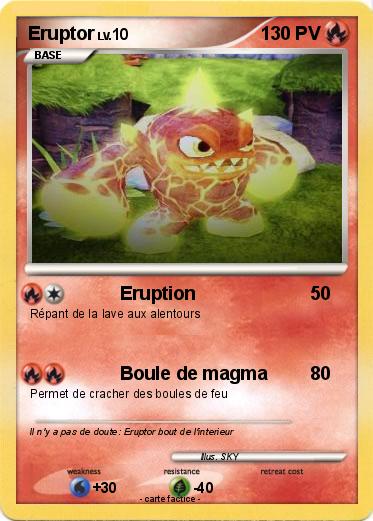 Pokemon Eruptor