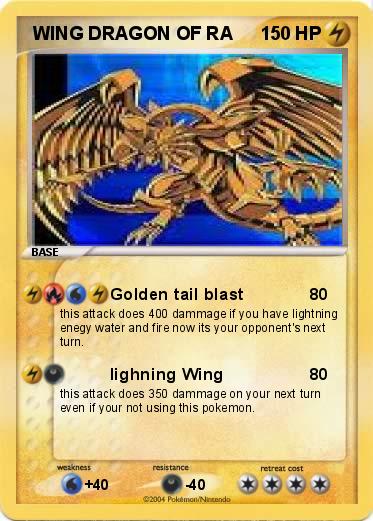 Pokemon  WING DRAGON OF RA