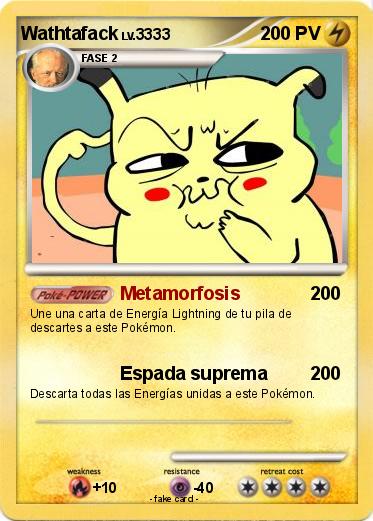 Pokemon Wathtafack