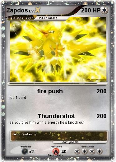 Pokemon Zapdos