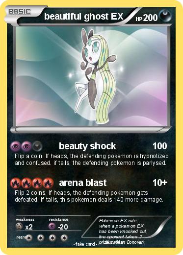 Pokemon beautiful ghost EX