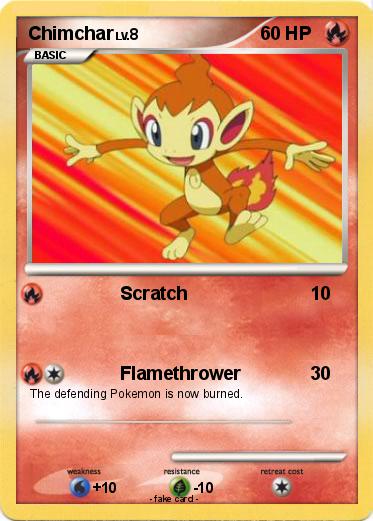 Pokemon Chimchar
