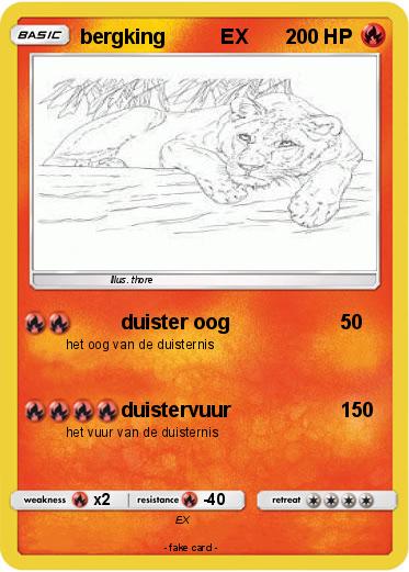 Pokemon bergking          EX
