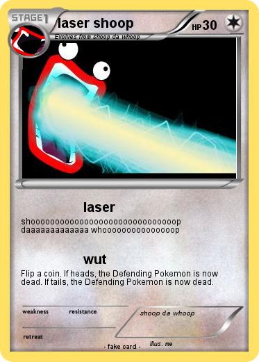 Pokemon laser shoop