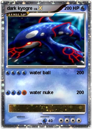 Pokemon dark kyogre