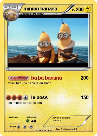 Pokemon minion banana