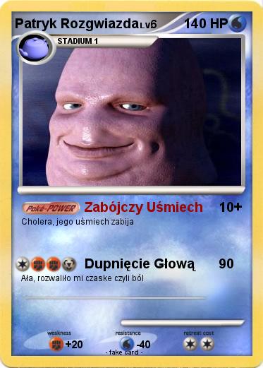 Pokemon Patryk Rozgwiazda