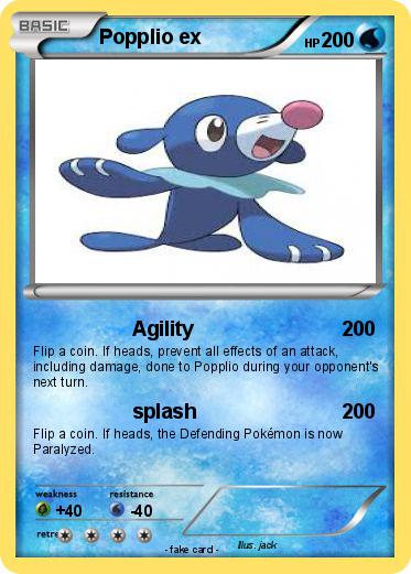 Pokemon Popplio ex
