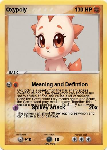 Pokemon Oxypoly
