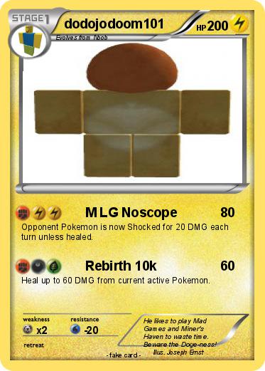 Pokemon dodojodoom101