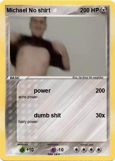 Pokemon Michael No shirt